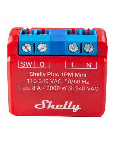 Shelly Plus 1PM Mini -Relé medidor de...
